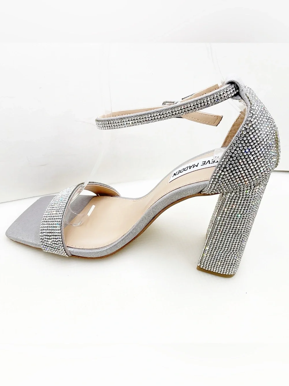 🆕{Steve Madden} TIAA Rhinestone Sandals